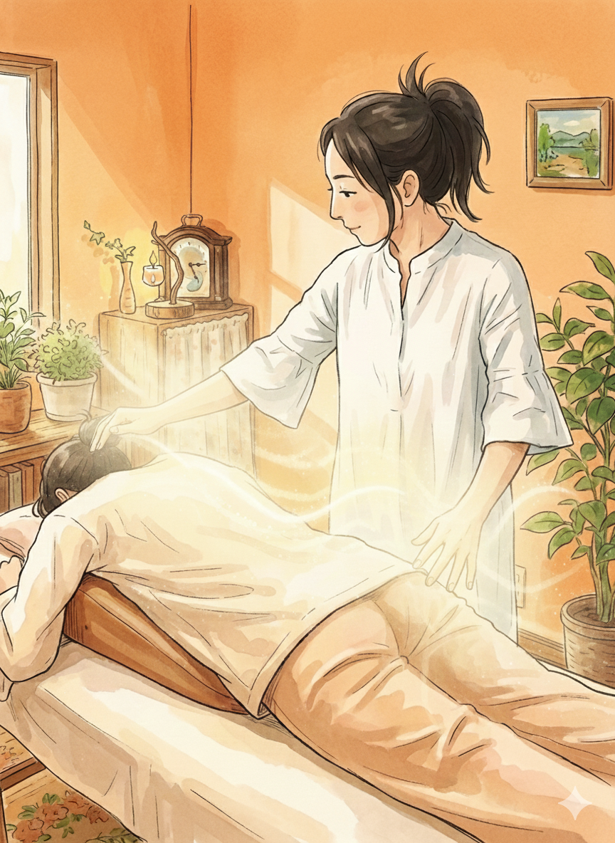 氣功法施術風景